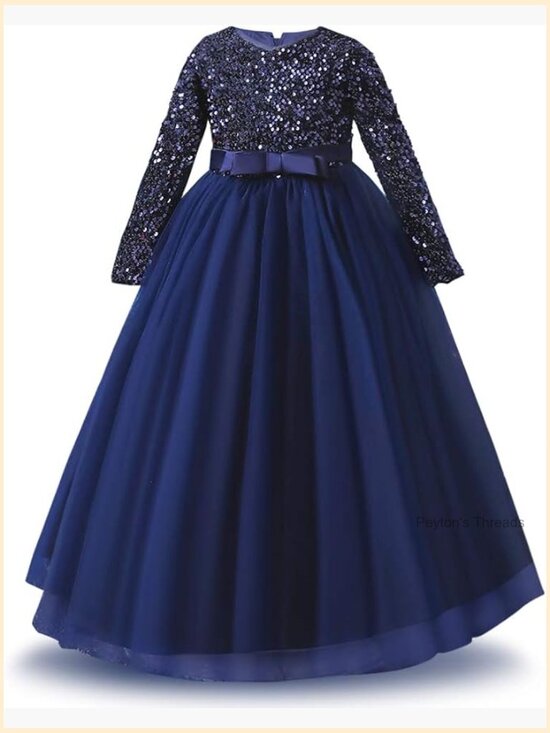 Other - Lace Princess Long Gown with Embroidery Patchwork Tulle Full-Length Formal